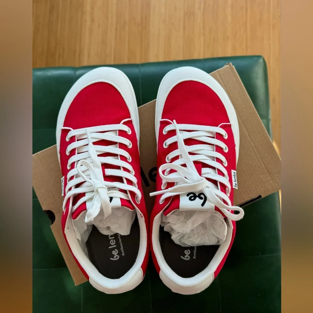 New barefoot Be Lenka Women's Red Sneakers, size eu 40, us 9, unisex - Picture 8 of 11